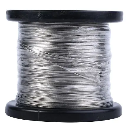 500 m plastbelagt 304 rustfri ståltråd