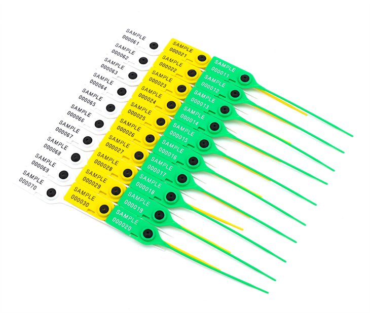 Afrivning af plastsikkerhedsstætning