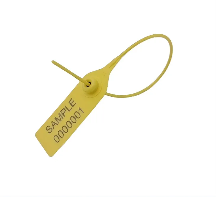 Nummereret plastforseglingslås