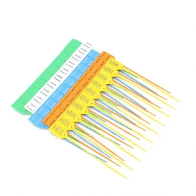 Træk stram plastsikkerhedstætning